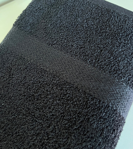 Toallas Súper Absorbentes 100% Algodón - Pack De 4 Unidades Negro Lisa