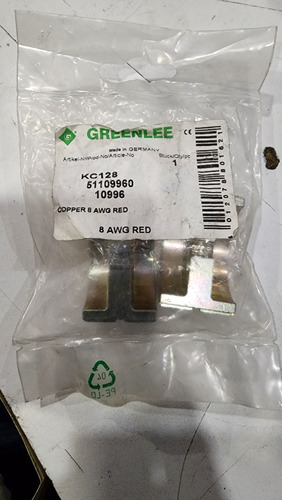 Dado Tipo U, Calibre 8 Para Pinza Ponchadora Marca Greenlee 