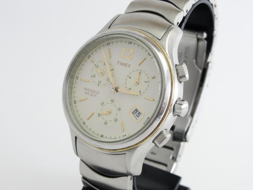 Relógio Timex Masculino Mod: Indiglo - Wr 50 - Cronógrafo