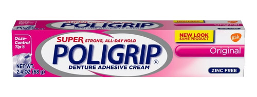 Poligrip Crema Adhesiva P/dentaduras Postizas  68gr