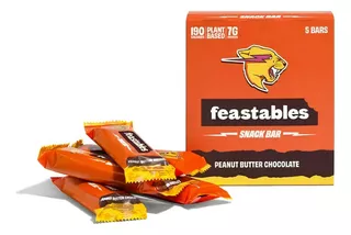 Snack Bar Mr Beast Pack 5 Peanut Butter Chocolate Feastables