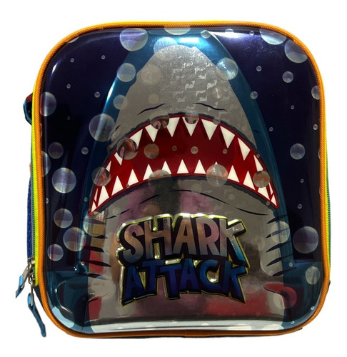 Lunchera Térmica Escolar Colonia Vacaciones Shark Tiburón 