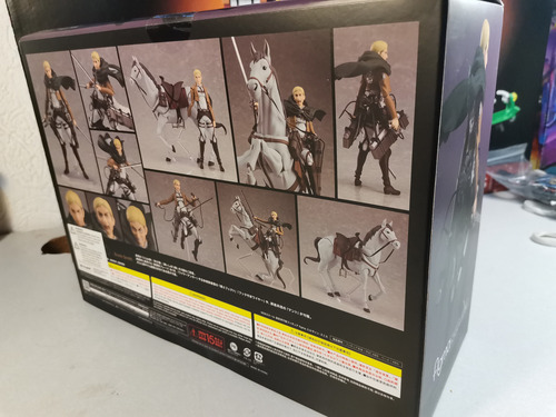 Figma 446 Erwin Smith Attack On Titan Con Caballo (3,700 Ms) (Usado)