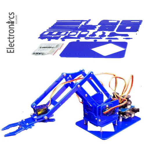 Kit Brazo Robotico Gripper+servos Sg90 Arduin Proelectronics