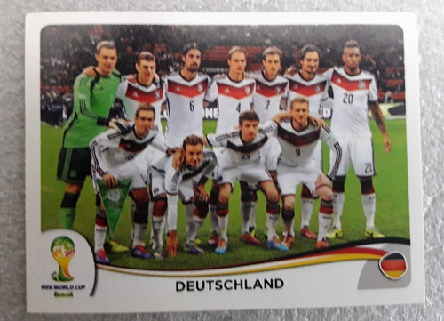 Alemania Selección Mundial Brasil 2014 Figurita Original