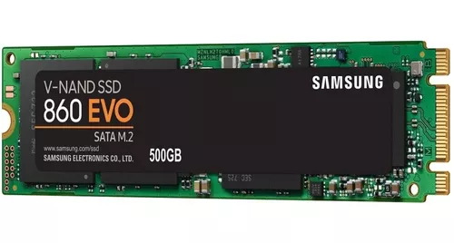  Samsung SSD 860 EVO 500GB M.2 SATA Internal SSD (MZ-N6E500BW) :  Electronics