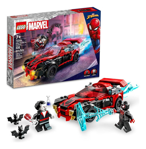 Lego Marvel Miles Morales Vs. Morbius 76244, Set De Juguetes