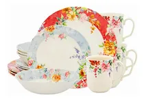 Comprar Set De Vajilla De Porcelana Tudor Royal 16 Piezas, Diseño Cr