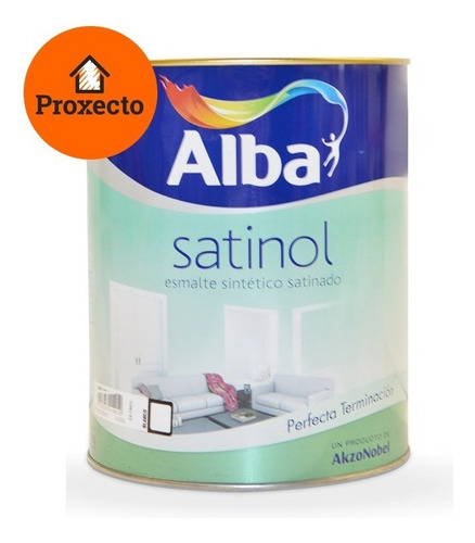 Satinol Esmalte Satinado 1lt Alba Blanco - Proxecto