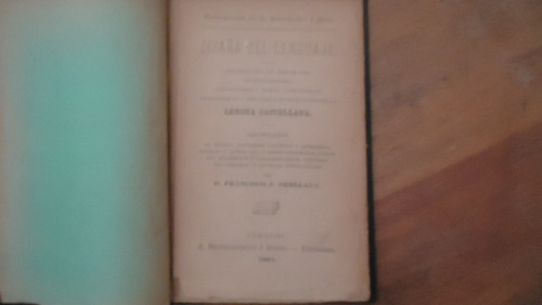 Vocabulario Zizaña En El Lenguaje Francisco Orellana 1889