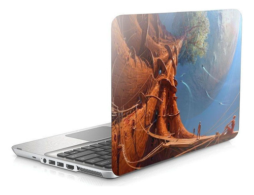 Skin Adesivo Protetor Notebook 13,3 Arvore Vida Paisagem D4