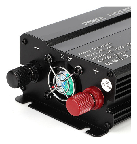 Inversor De Corriente 900w Dc 12/24v A Ac 110v Convertidor D