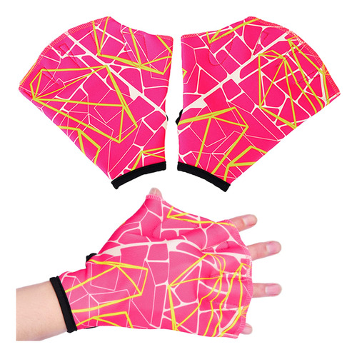 1 Par De Guantes De Natacion Para Fitness Acuatico, Guantes 