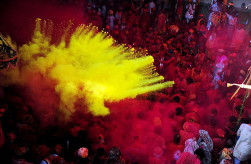 Polvos De Colores Holi Para Concierto Celebraciones Festival