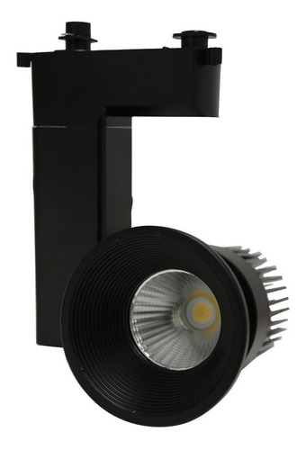 Cabezal Dirigible Negro Led 24w 1 Luz