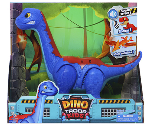 Dinosaurio Brontosaurus Con Sonido Dino Troop Kids