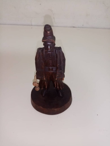 Estatua Retro Escultura Tallada Madera Oferta D Hoy