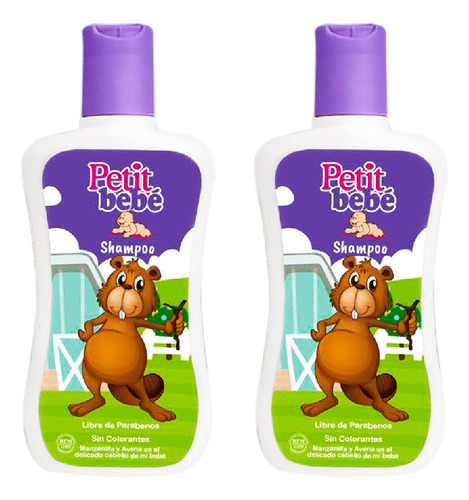 2 Shampoo Petit Bebé X 130ml