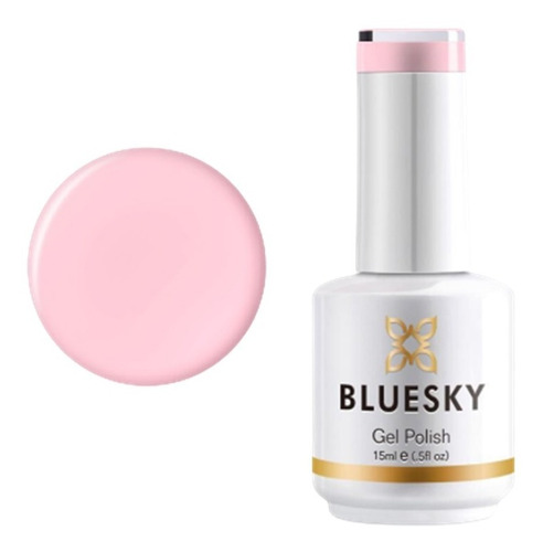 Bluesky Esmalte Permanente Gel - 80504/rosado Traslucido