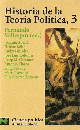 Libro Historia De La Teoría Política 3 De Fernándo Vallespin