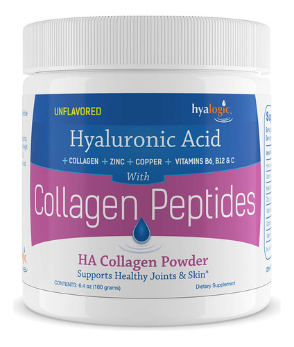 Hyalogic Peptidos De Colageno En Polvo  Con Acido Hialuroni