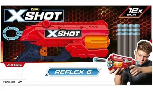 Lançador de brinquedo X-Shot para crianças 8 anos