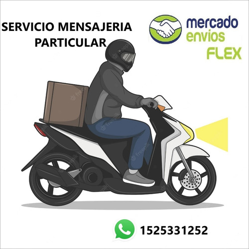 Imagen 1 de 2 de Servicio De Mensajeria Moto Mercado Envios Flex Cadeteria