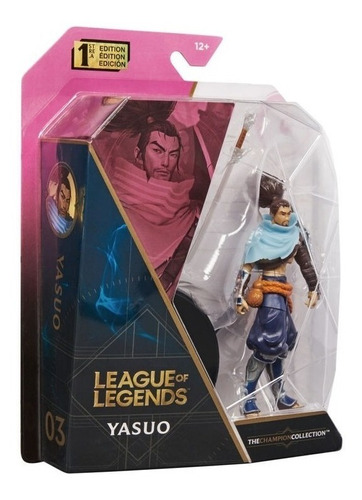 League Of Legends, 4-inch Yasuo Collectible Figure W -