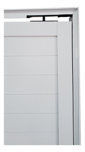 Puerta pivotante de aluminio de 210 x 100 cm con manija en forma de T