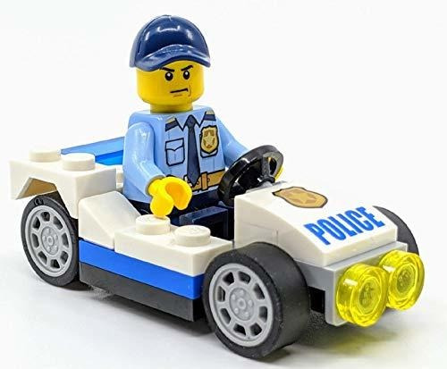 Lego City: Hombre Policía Con Coche Patrullero Y Esposas