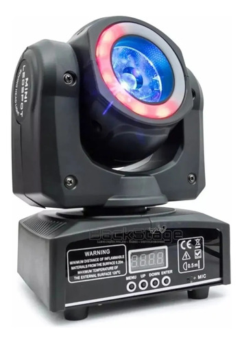 6 Mini Moving Farol Beam 60w 2in1 Effect Beam Dj + Mesa Dmx