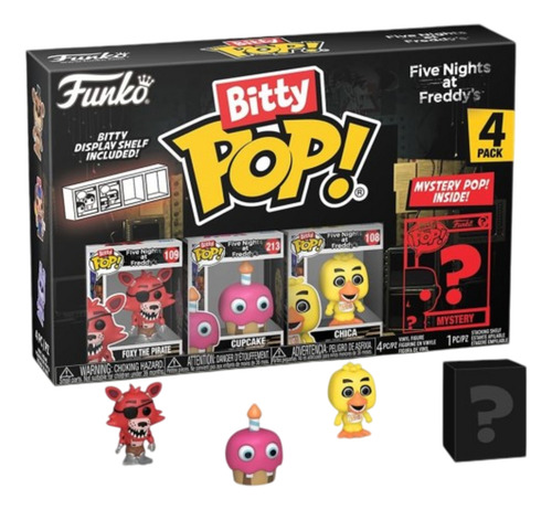 Foxy 109 Five Night's At Freddy's Funko Bitty Pop 4 Pack