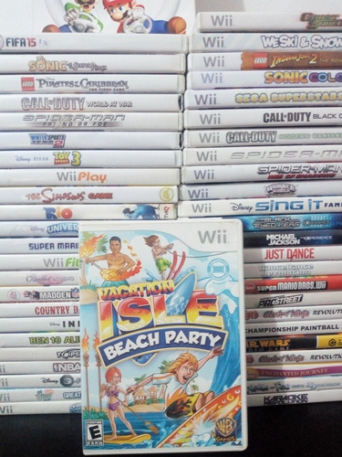 Juego Para Nintendo Wii Vacation Beach Party Balance Board