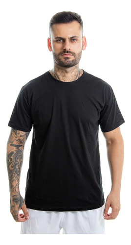 Camisa Camiseta Masculina Básica Lisa Algodão Premium Treino