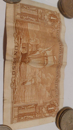 Billete 1 Peso Uruguayo De 1939