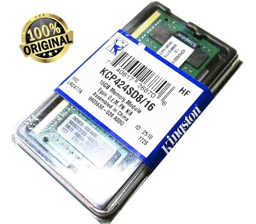 Memória Notebook 16gb Ddr4 2400mhz Kcp424sd8/16 Kingston