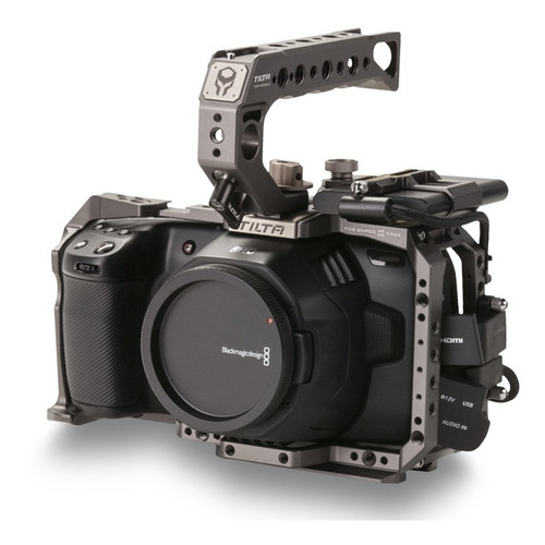 Imagem 1 de 7 de Cage Tilta Blackmagic Pocket 4k/6k Kit Ssd Handle Hdmi Cabo