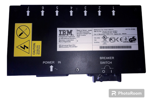 Pdu Ibm 7 Salidas C13 Rtd 9306 