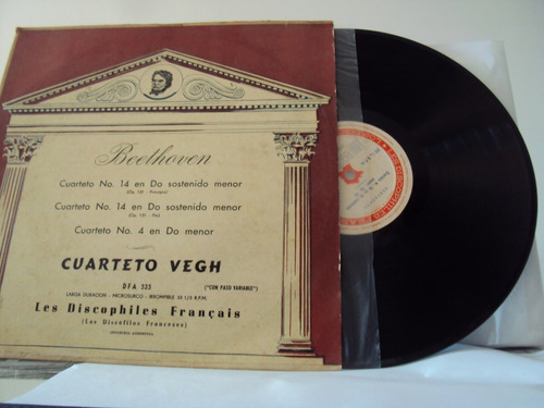 Vinilo Lp 200 Beethoven Cuarteto Vegh