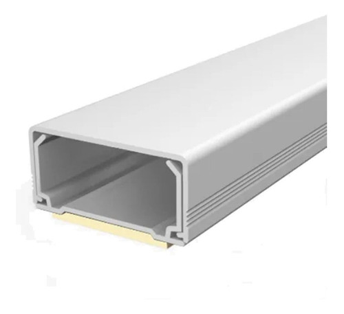 Kit 10 Canaleta Fechada Pvc 20x10x2000 Com Dupla Face Ilumi