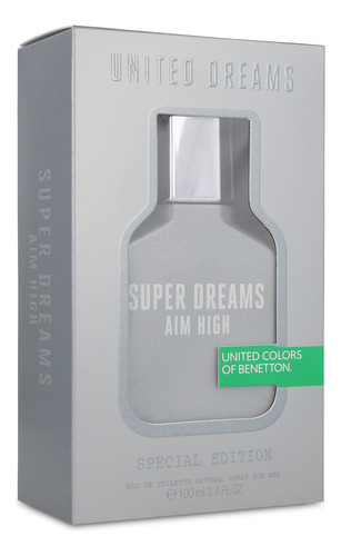 Benetton Super Dreams Aim High 100 Ml Edt Spray - Hombre