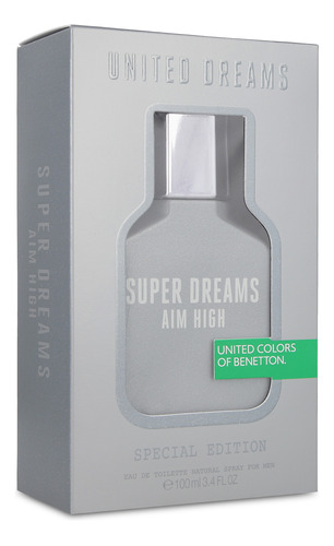 Benetton Super Dreams Aim High 100 Ml Edt Spray - Hombre