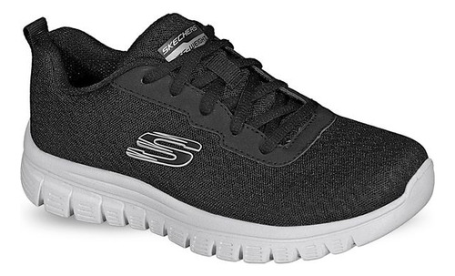 Tenis Casuales Clase Prv92146 Memory Foam Liso Skechers