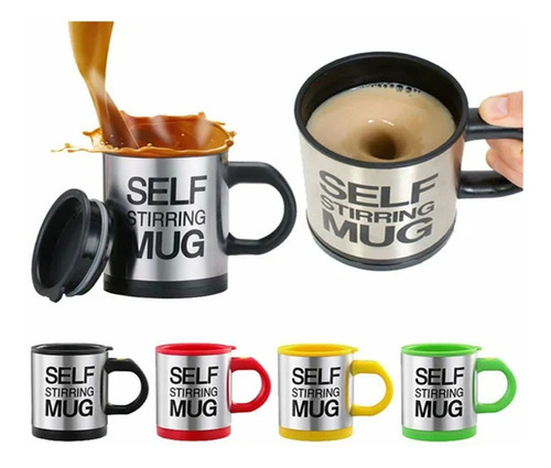 Taza Self Stirring Mug Térmica + Revolvedor Automático