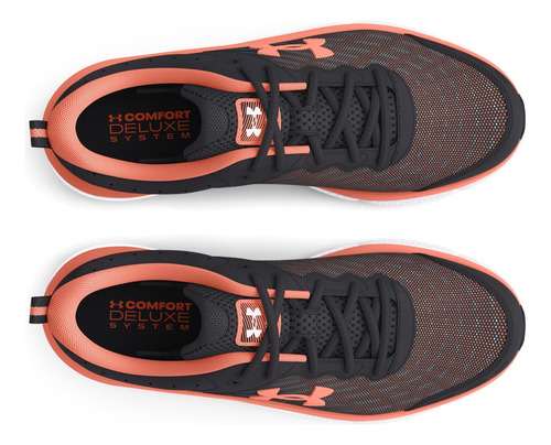 Tenis Under Armour Charged Assert 10 Gris Oscuro Para Mujer