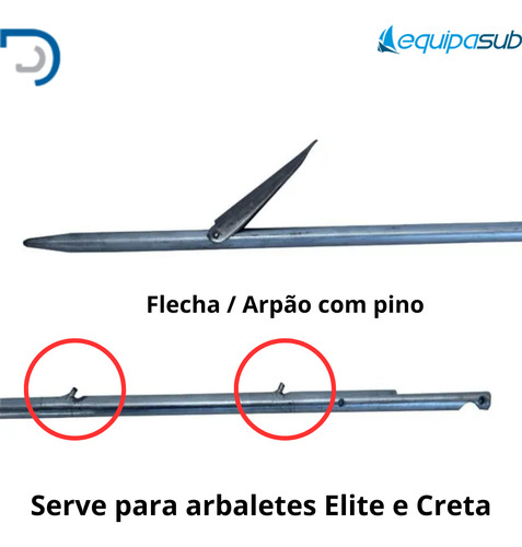 Flecha Seta Arpao Galvanizada Arbalate C/ Pino Divecom