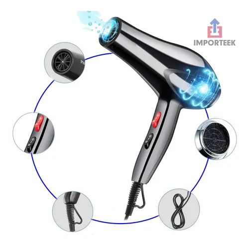 Secadora Cabello Pelo Electrica Profesional Portatil Viaje