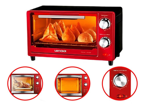 Forno Elétrico Bancada Chef 36 Litros Gourmet