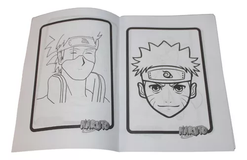 Colorir o personagem Naruto. A maior coleção de 130 peças. Imprima