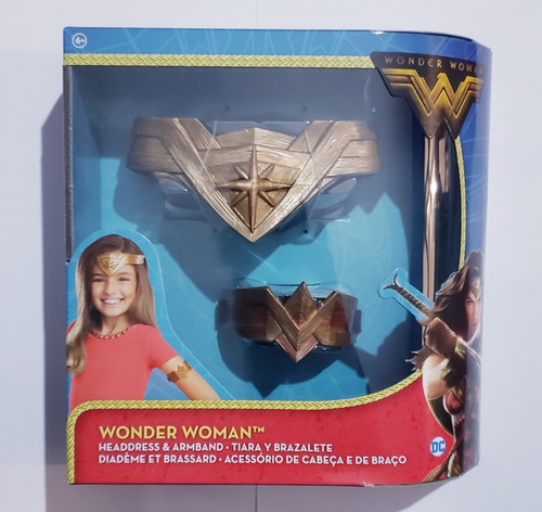 Oferta Wonder Woman Tiara Brazalete Diadema Mujer Maravilla 